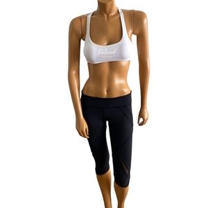 Lululemon White Sports Bra Size 2